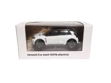 Norev 3 Inches Renault 5 E-Tech White Miniature Car 1/64
