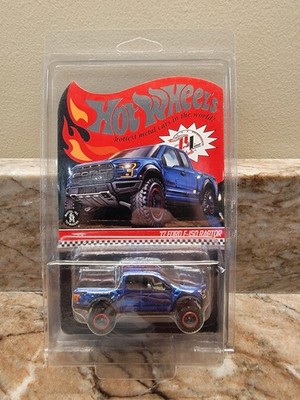 Hot Wheels Red Line Club RLC 17 Ford F-150 Raptor #05295/10,000 Blue 
