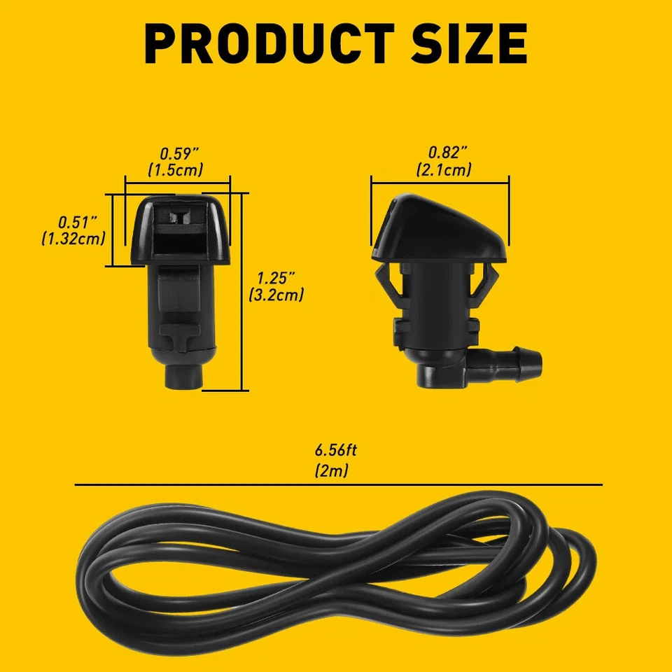 Насадка струйного распылителя стеклоочистителя омывателя ветрового стекла для Ford F250 F350 F450 F550 2008-2010 - Изображение 2 из 4