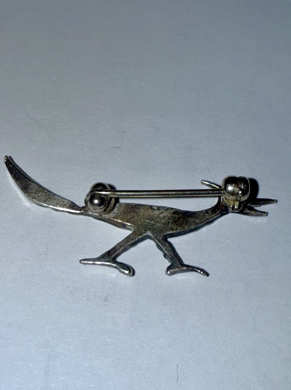 Native American Solid Sterling Silver Turquoise I… - image 5