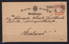 AK594) Deutsches Reich Brustschild Karte mit ...