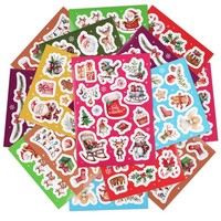 Kinder Sticker Weihnachten Aufkleber Basteln Scrapbooking Deko 216 StüCk