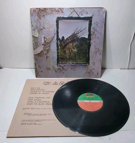 ✨VINTAGE✨RECORD ALBUM LED ZEPPELIN IV ZOSO SD 19129 ATLANTIC RECORDS VINYL LP