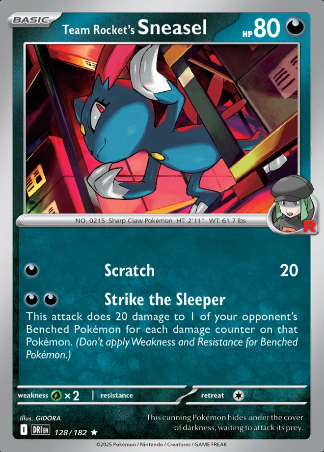 25+ Team Rocket's Sneasel Pokémon TCG Cards for sale | Updated Oct