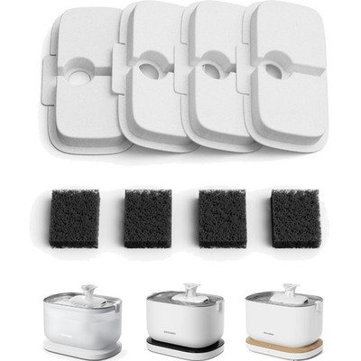 Katzenbrunnen Filter, 4er Pack, Ersatzfilter, Wasserfilter, PETLIBRO, Dockstr...