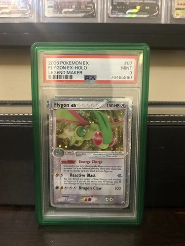 Pokemon Flygon ex EX Legend Maker Holo Ultra Rare #87 PSA 9 Mint