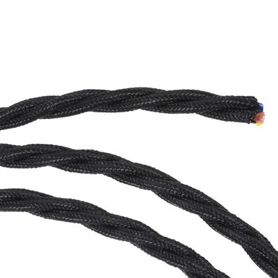 1Pcs Twisted Cloth Covered Electrical Wire CRAFT 3 Core 18AWG 5M
