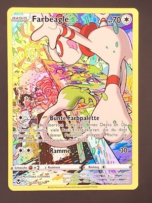 Farbeagle TG10/TG30 NM DE Silberne Sturmwinde  Pokémon Karte