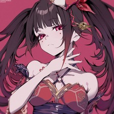 Anime honkai star rail sparkle girls brunette red eyes Custom Gaming Mat Desk