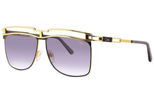Cazal Legends Limited Edition-003 001SG Sunglasses Black/24K Gold/Grey 61mm