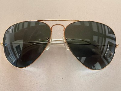 Ray Ban Bausch & Lomb Large Metal (Aviator)   58[]14   G15   Perfekter Zustand