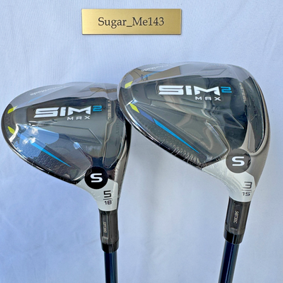 TaylorMade SIM2 MAX Fairway Wood 3W 5W 2set TENSEI BLUE TM50 Stiff