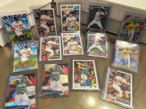 ⚾ ROMAN ANTHONY RC Lot of 14 Rookie Cards - Heritage, Topps, & Bowman Chrome