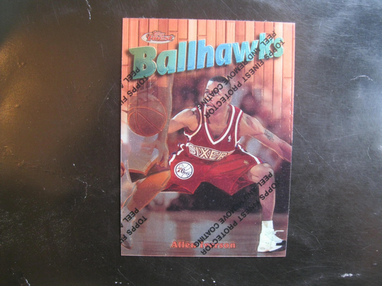 1997-98 Topps Finest # 57 Allen Iverson Philadelphia 76ers NM