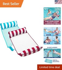 Lightweight Aqua 4-in-1 Hammock Pool Floats - Perfect for Seniors  Families