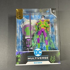 McFarlane Toys DC Multiverse Gold Label Red Robin Jokerized 7  READ