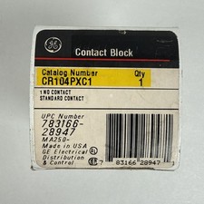 General Electric CR104PXC1 GE Contact Block Made in USA