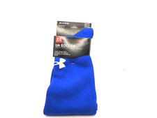 Under Armor UA Soccer over the calf sock MD/M/M/MD 1 pair Blue New