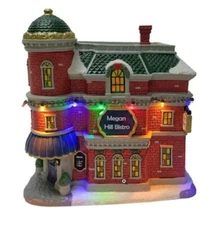 Carole Towne Collection Megan Hill Bistro Christmas VillageLED Lights 2023