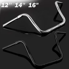 For Harley Road King Sportster Custom 12'' 14''/16" Ape Hanger 1 1/4" Handlebar
