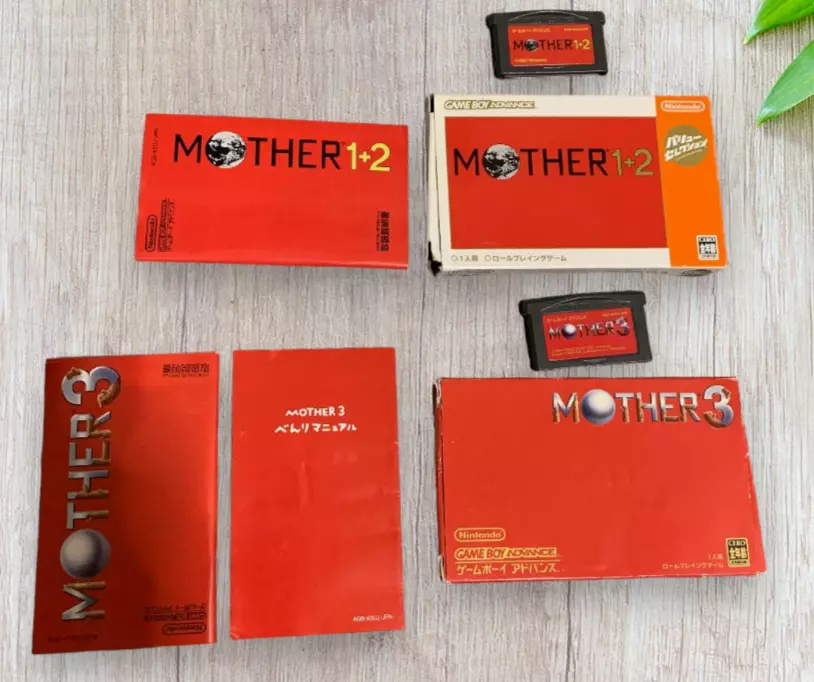 Mother 1+2 3 Nintendo Gameboy Advance GBA Japanese Edition Cartridge Tested Used