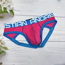 Andrew Christian Show-it Arch Jockstrap Sexy Men Underwear, Pink, Large