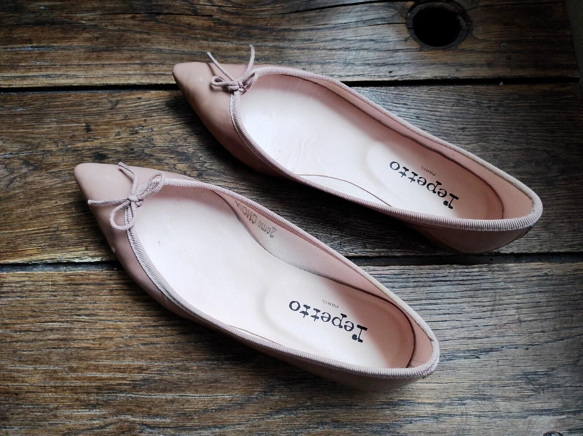 Talons Repetto En Cuir Verni Rose Taille 39 - Occasion Très Bon état