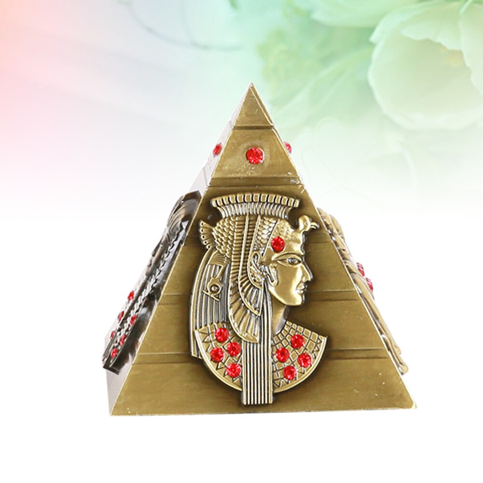 Office Desk Decorations Egyptian Mythological Statue Figurine Pyramid