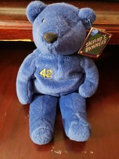 1999 Mo Vaughn 42 Salvino's Bammers Opening Day Blue Bear Tags Intact