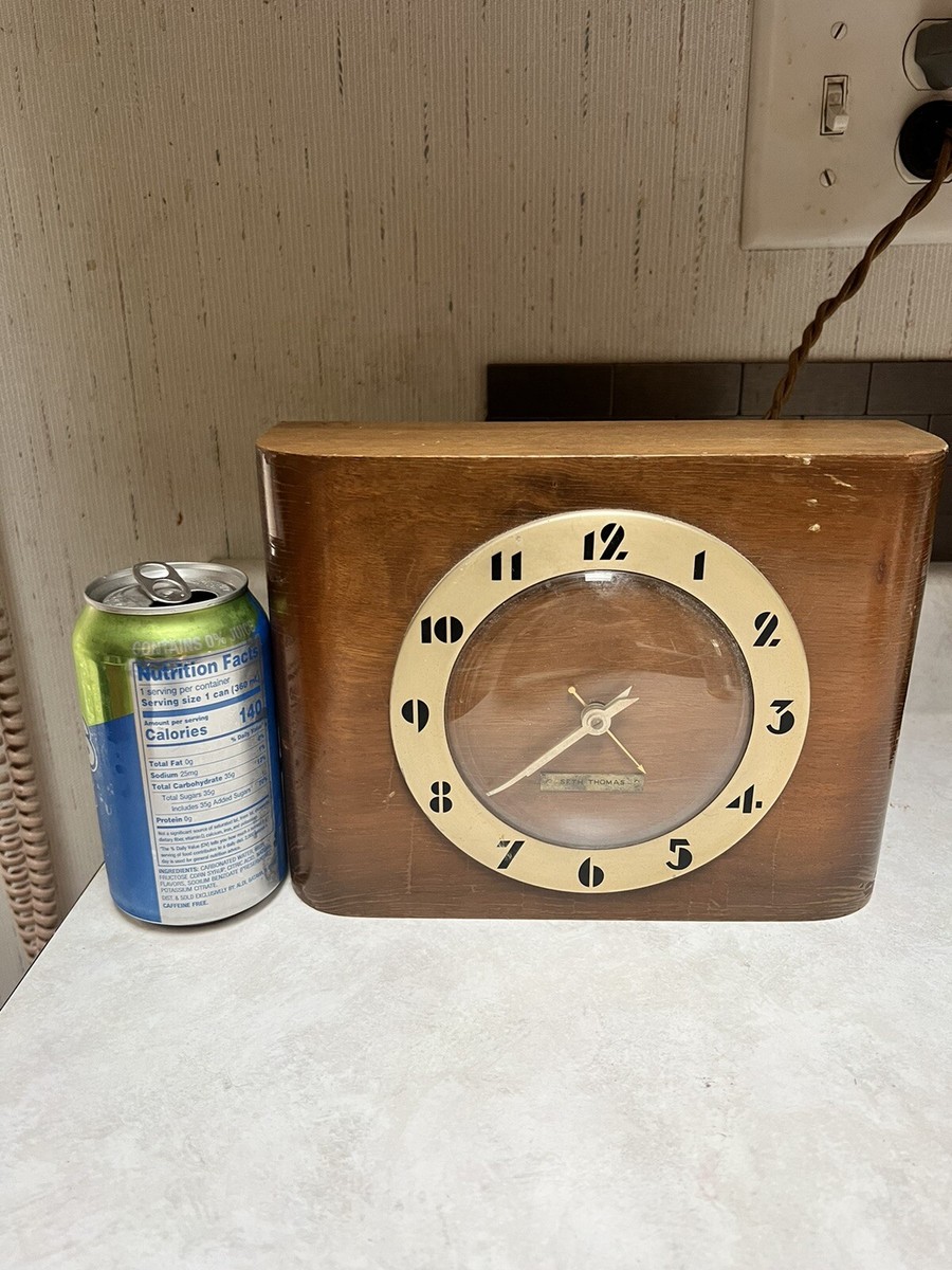 Vintage Seth Thomas antique 1930's Art Deco Wall Mantle RODSON