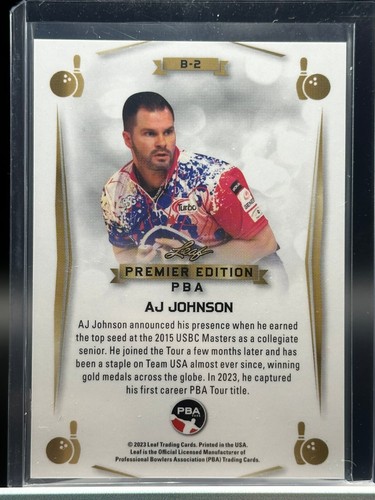 2023 Leaf PBA Premier Edition Base Silver PICK YOUR PLAYER! - COMPLETE YOUR SET! - Picture 28 of 128