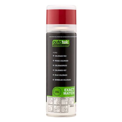 Autotek Exact Match schnelltrocknender Aerosol-Sprühlack Ford Colorado rot 300 ml