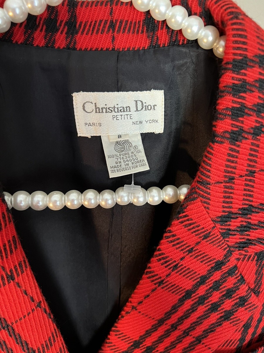 超希少 Christian dior ウール チェック柄 ダブル トレンチコート 1601073_22100412_k3.jpg