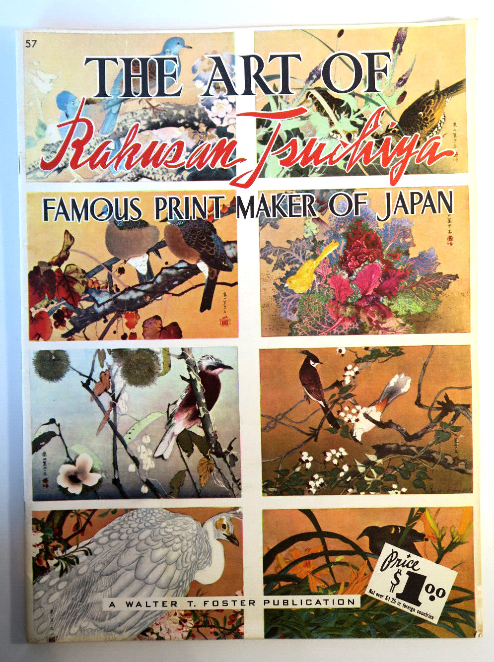 The Art of Rakusan Tsuchiya Famous Print Maker of Japan - A Walter T Foster Book