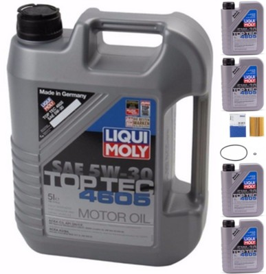 #ad Oil Change Kit w Liqui Moly Top Tech 4605 5W 30 Full Sythetic MAHLE Oil Filter $149.24