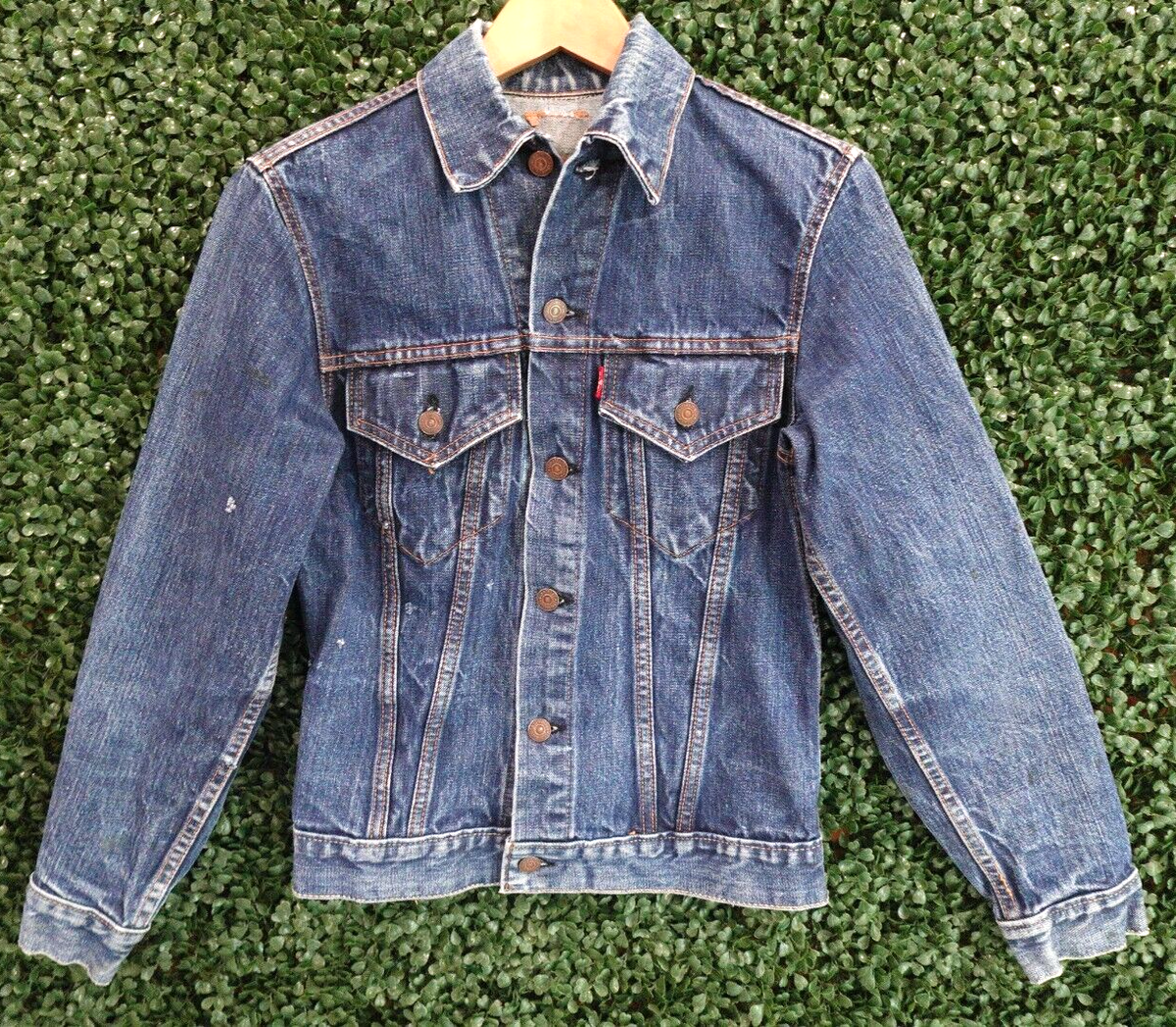 Levi's Strauss Big E Type 3 Denim Trucker Jacket #524