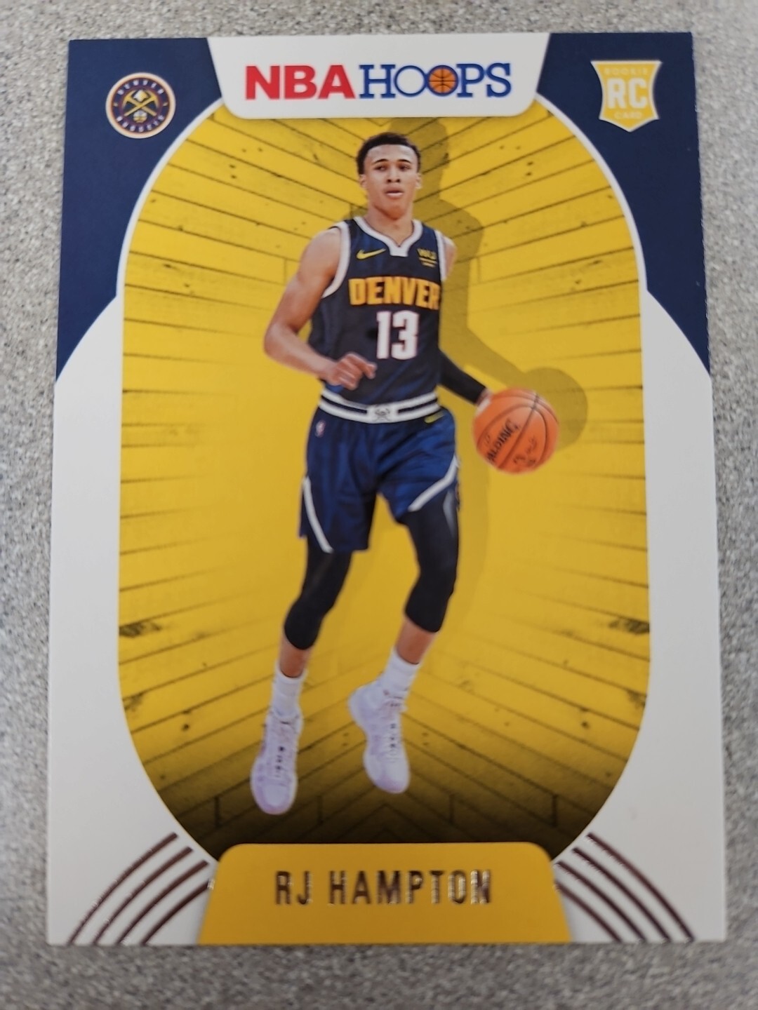 RJ Hampton 2020-21 Panini NBA Hoops #239 Nuggets RC
