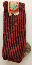 Vtg Mens Sz 12 John B Davidson Wool Hosiery Socks Woolen Mills Red Black Gray NO