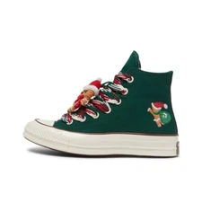 Converse Chuck 70 High X-Mas Gingerbread & Knit Sock - Midnight Clover - A12455C