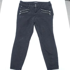 Torrid Jegging Jeans Women's 38 Black Cotton Stretch Premium Designed Pockets
