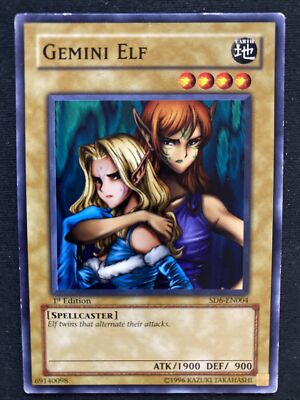 NM x1 Yu-Gi-Oh! TCG Gemini Elf Structure Deck SD6-EN004 Unlimited Common |  eBay