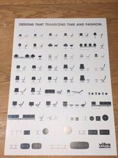 VITRA / CHARLES EAMES POSTER - Designs that transcend time and fashion