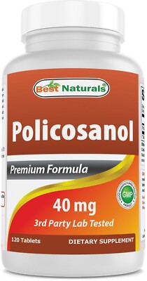 Best Naturals Policosanol 40mg 120 Tablets 