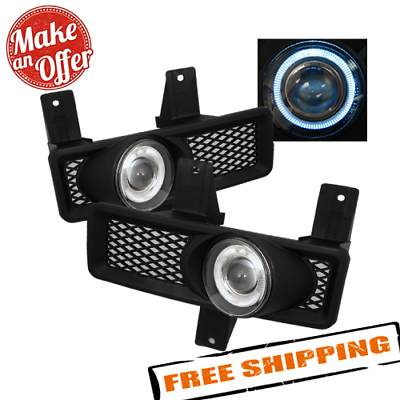 Spyder 5021328 Clear Projector Fog Lights for 97-98 Ford F150/F250 LD/Expedition