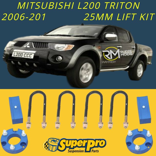 MITSUBISHI L200 20062015 SuperPro EZY Suspension Lift Kit for sale