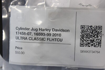 Cylinder Jug Harley Davidson 17458-07, 16593-99 2010 ULTRA CLASSIC