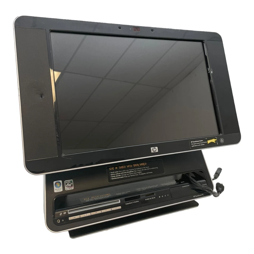 Vintage HP TouchSmart IQ770 PC All-in-One Desktop Computer - WORKS GREAT - Image 2 of 4