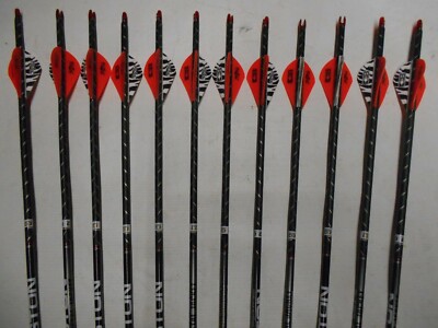 Flèches Easton FMJ 5mm Match Grade – 400 Spine – Empenne Vanes – Neuf