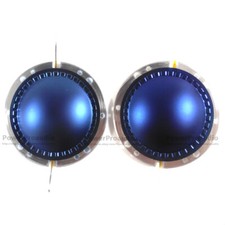 2 x Diaphragm Kit for P Audio SD-75BF SD75BN Driver VC 76mm 8ohm Blue Titanium