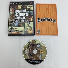 Grand Theft Auto San Andreas PS2 PlayStation 2, 2004 with Manual Case No Map